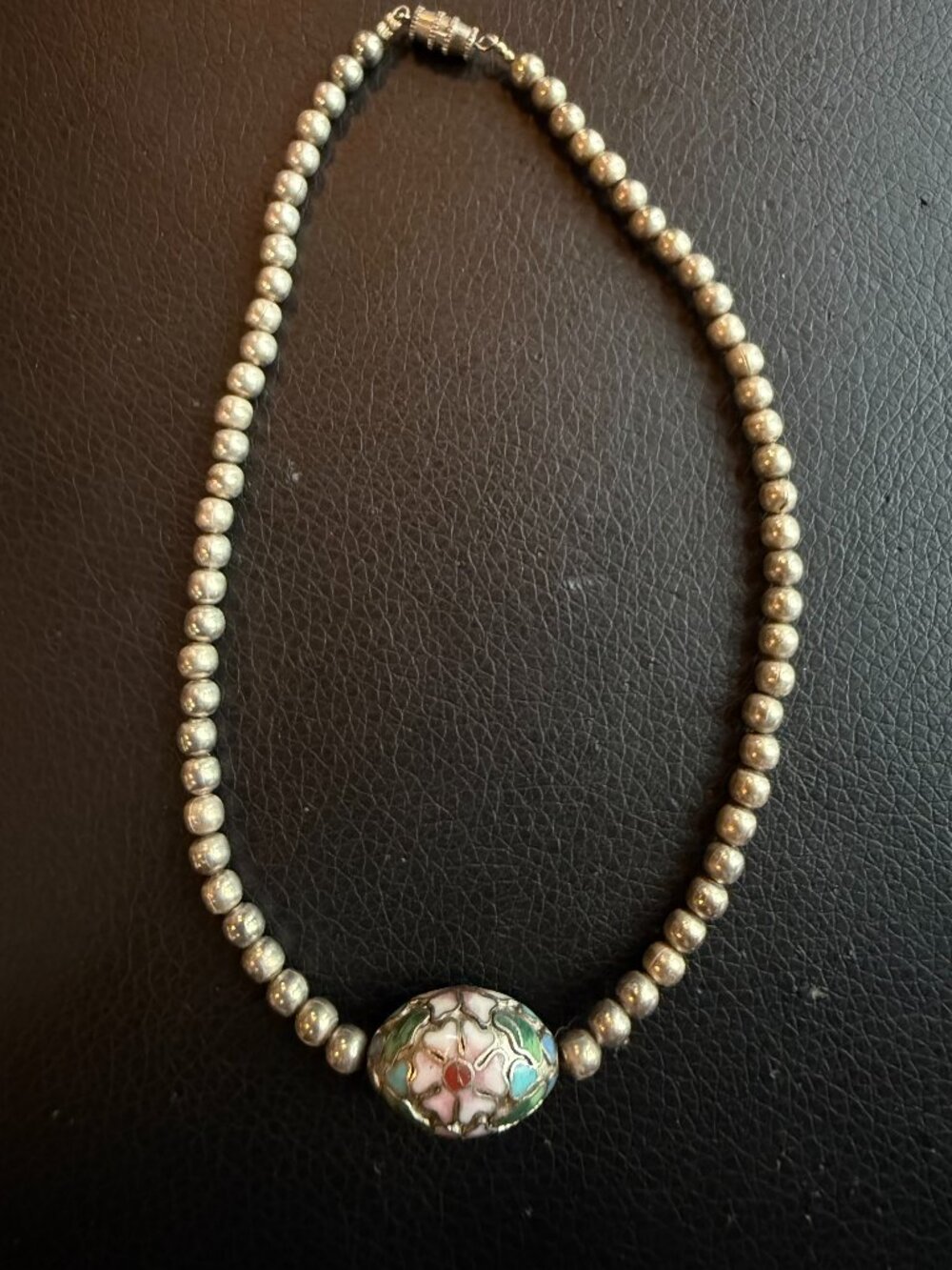 Cloisonné choker neckace